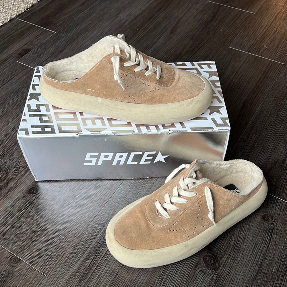 Golden goose space star mule sneaker